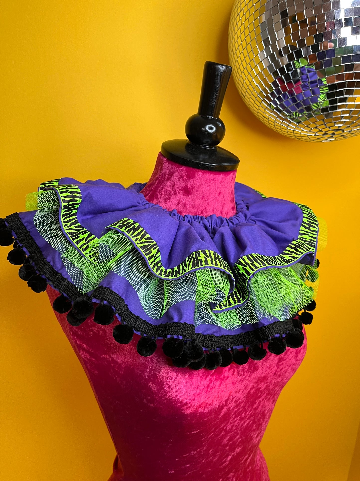 Neon Zebra Ruff