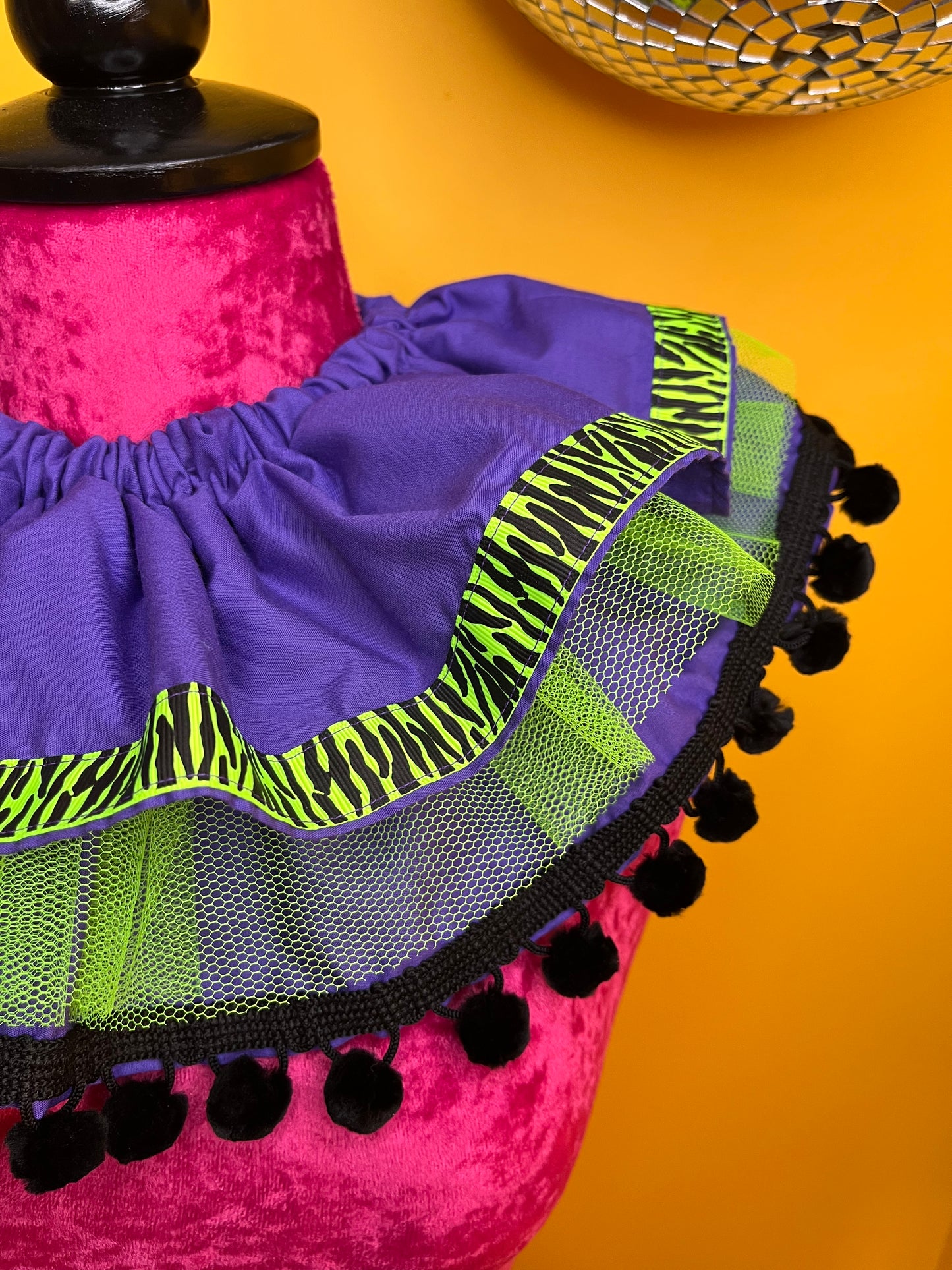 Neon Zebra Ruff